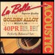 Струны для акустической гитары La Bella Golden Alloy 40PR